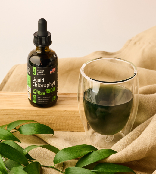 Natural chlorophyll drops formula